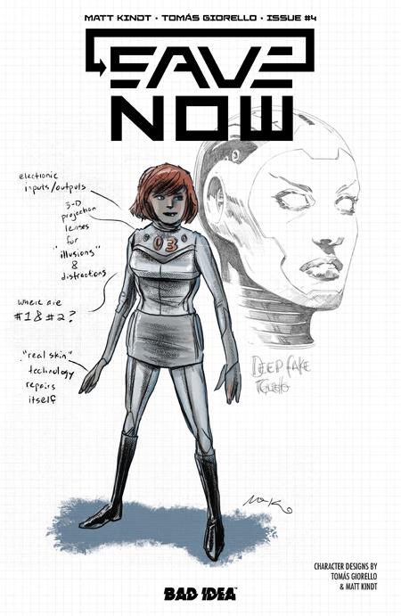 SAVE NOW #4 CVR B LEWIS LAROSA MATT KINDT CHARACTER DESIGN VAR (OF 4)