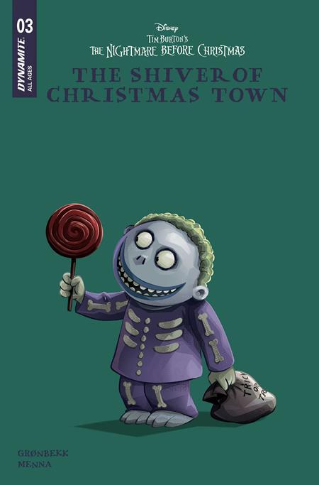 TIM BURTONS THE NIGHTMARE BEFORE CHRISTMAS THE SHIVER OF CHRISTMAS TOWN #3 CVR D DISNEY LIBRARY VAR