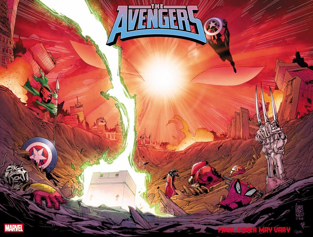 AVENGERS #36 GIUSEPPE CAMUNCOLI WRAPAROUND FORESHADOW VAR CVR D