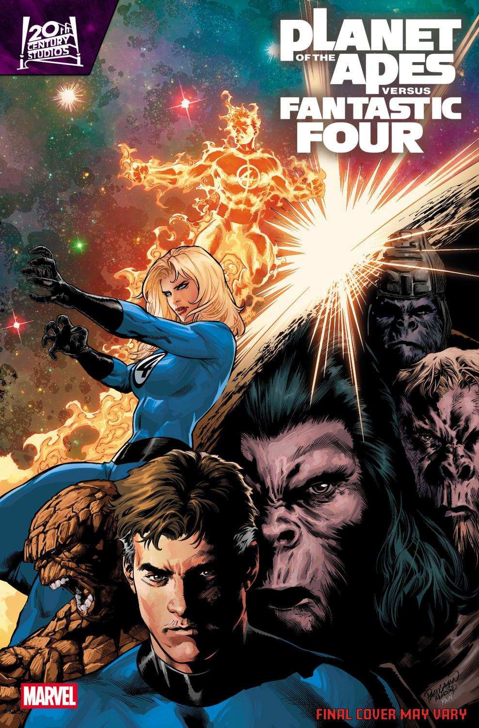 PLANET OF THE APES VS FANTASTIC FOUR #2 CARLO PAGULAYAN VERSUS VAR CVR D