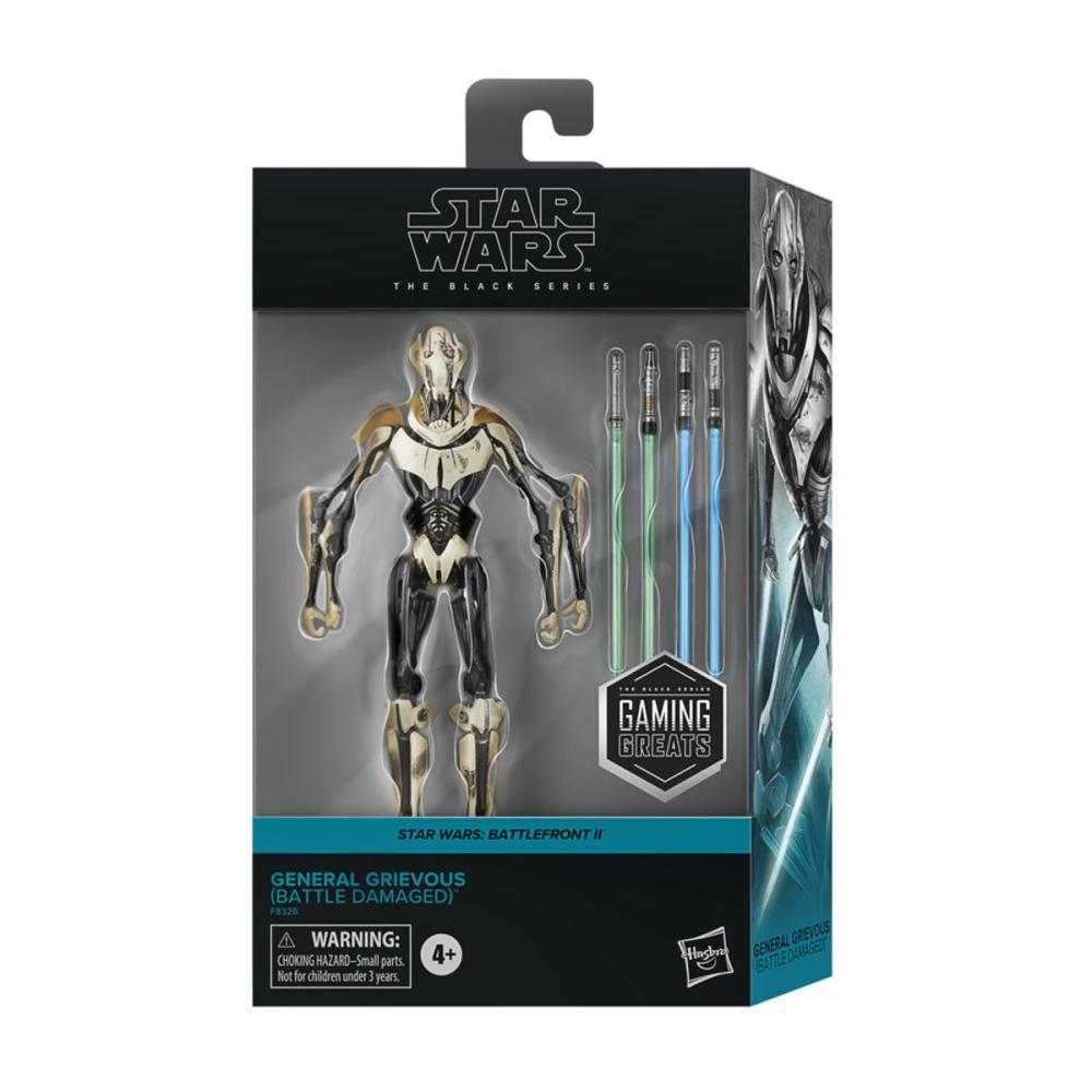 Star Wars Black Gaming Greats General Grievous Action Figure