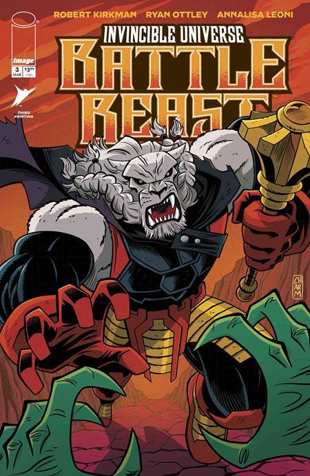 INVINCIBLE UNIVERSE BATTLE BEAST #3 3RD PTG CVR A