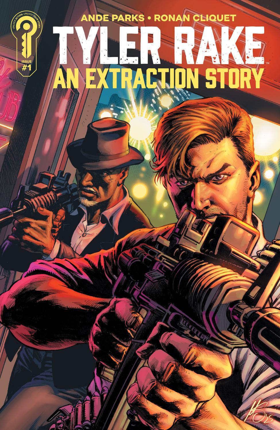 TYLER RAKE AN EXTRACTION STORY #1 COVER B MARCO SANTUCCI CVR B
