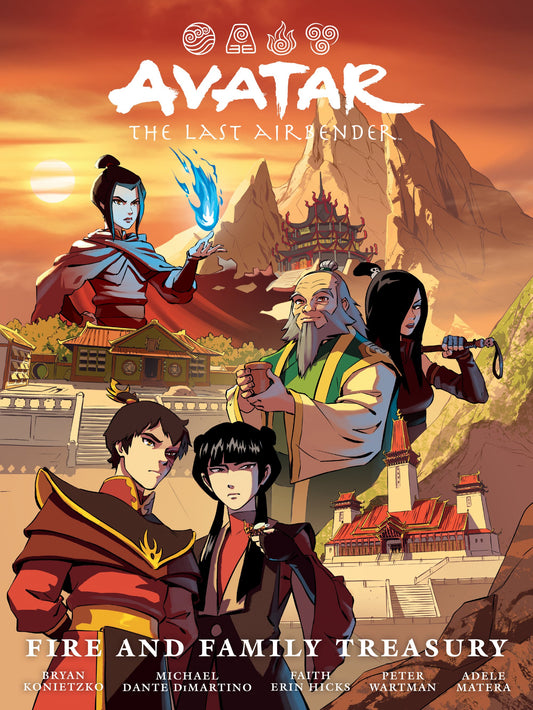 AVATAR THE LAST AIRBENDER--FIRE AND FAMILY TREASURY LIBRARY EDITION HC