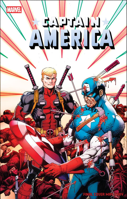 CAPTAIN AMERICA #9 MARK BAGLEY APRIL POOLS DAY VAR CVR D