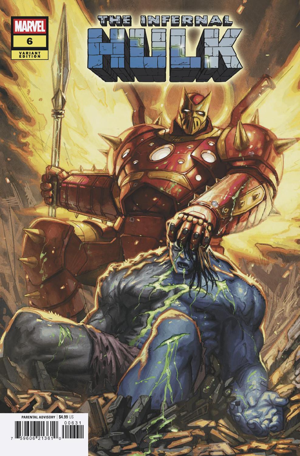 INFERNAL HULK #6 DAVIDE PARATORE VAR CVR C