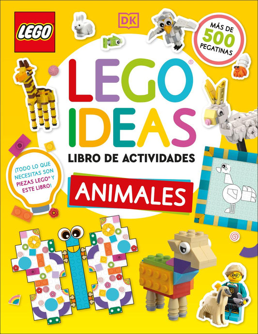 LEGO IDEAS LIBRO DE ACTIVIDADES ANIMALES ACTIVITY BOOK ANIMALS TP