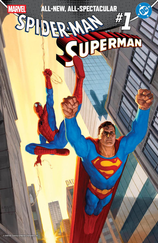 MARVEL DC SPIDER-MAN SUPERMAN #1 EM GIST VAR CVR C 1:25 INCV