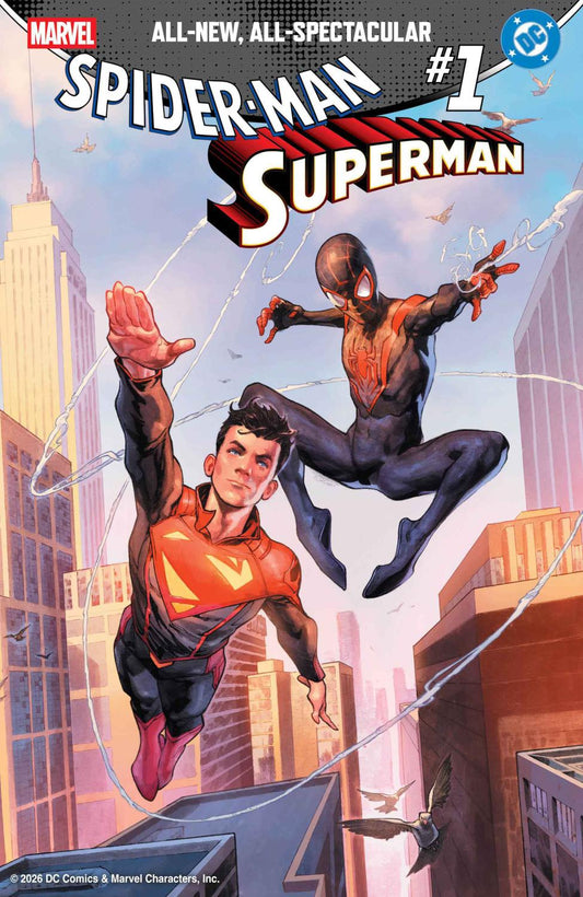 MARVEL DC SPIDER-MAN SUPERMAN #1 JEROME OPENA VAR CVR C 1:50 INCV