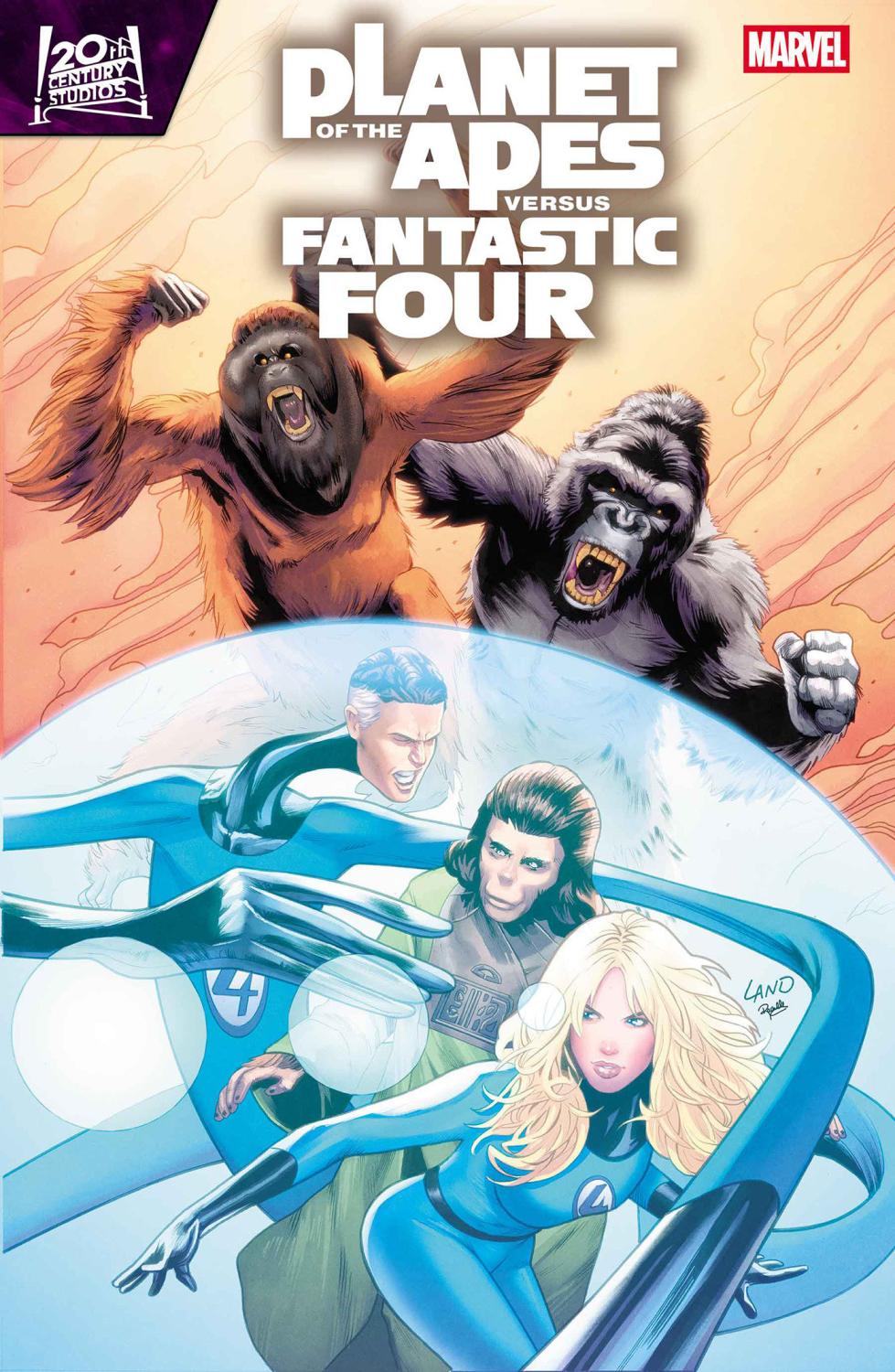 PLANET OF THE APES VS FANTASTIC FOUR #3 CVR A