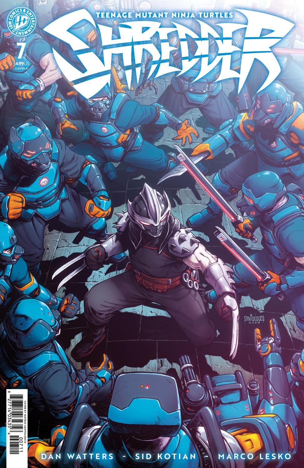 TEENAGE MUTANT NINJA TURTLES SHREDDER #7 COVER A SANTOLOUCO CVR A