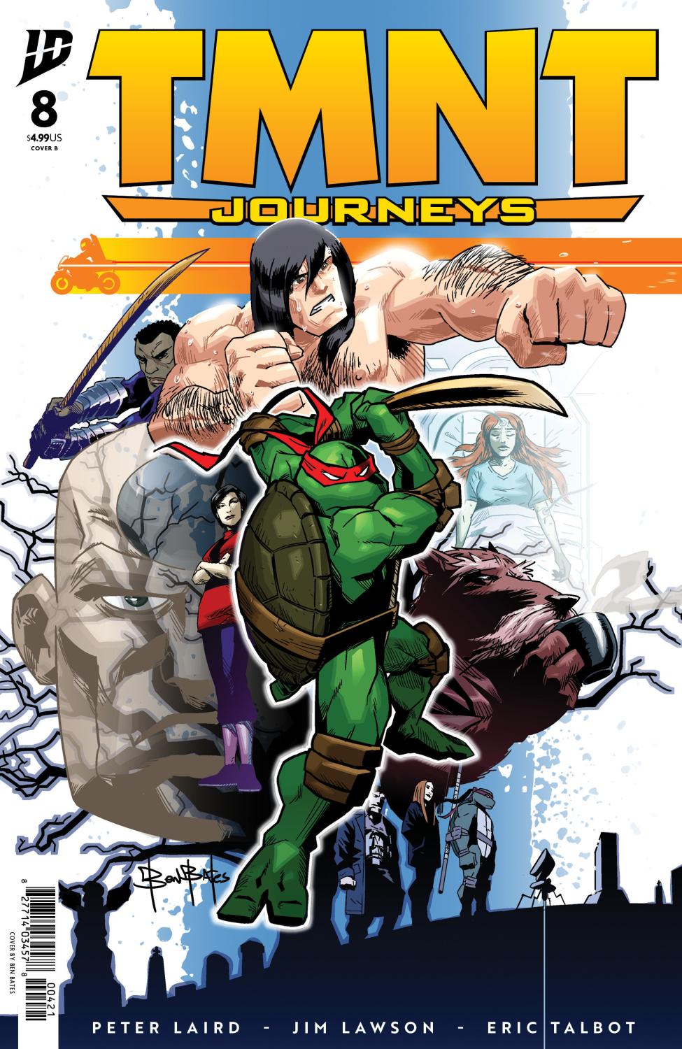 TMNT JOURNEYS #8 VAR B BATES CVR B