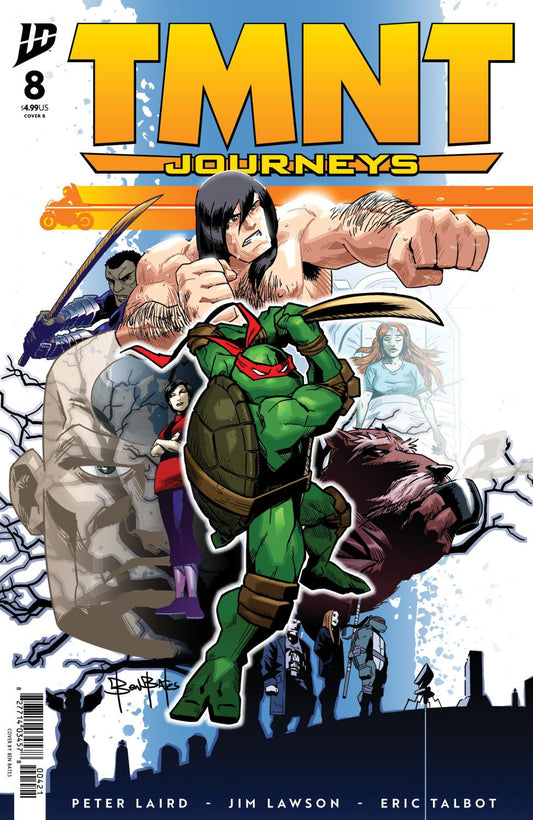 TMNT JOURNEYS #8 VAR B BATES CVR B