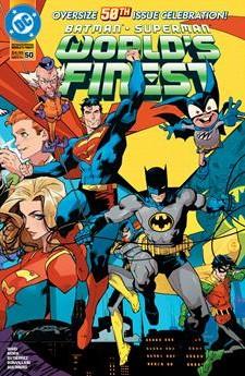 BATMAN SUPERMAN WORLDS FINEST #50 CVR A DAN MORA WRAPAROUND