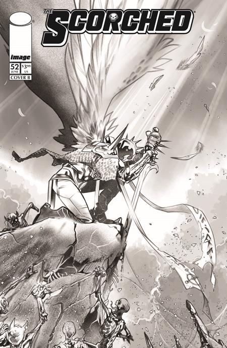 SPAWN SCORCHED #52 CVR B IG GUARA BW VAR