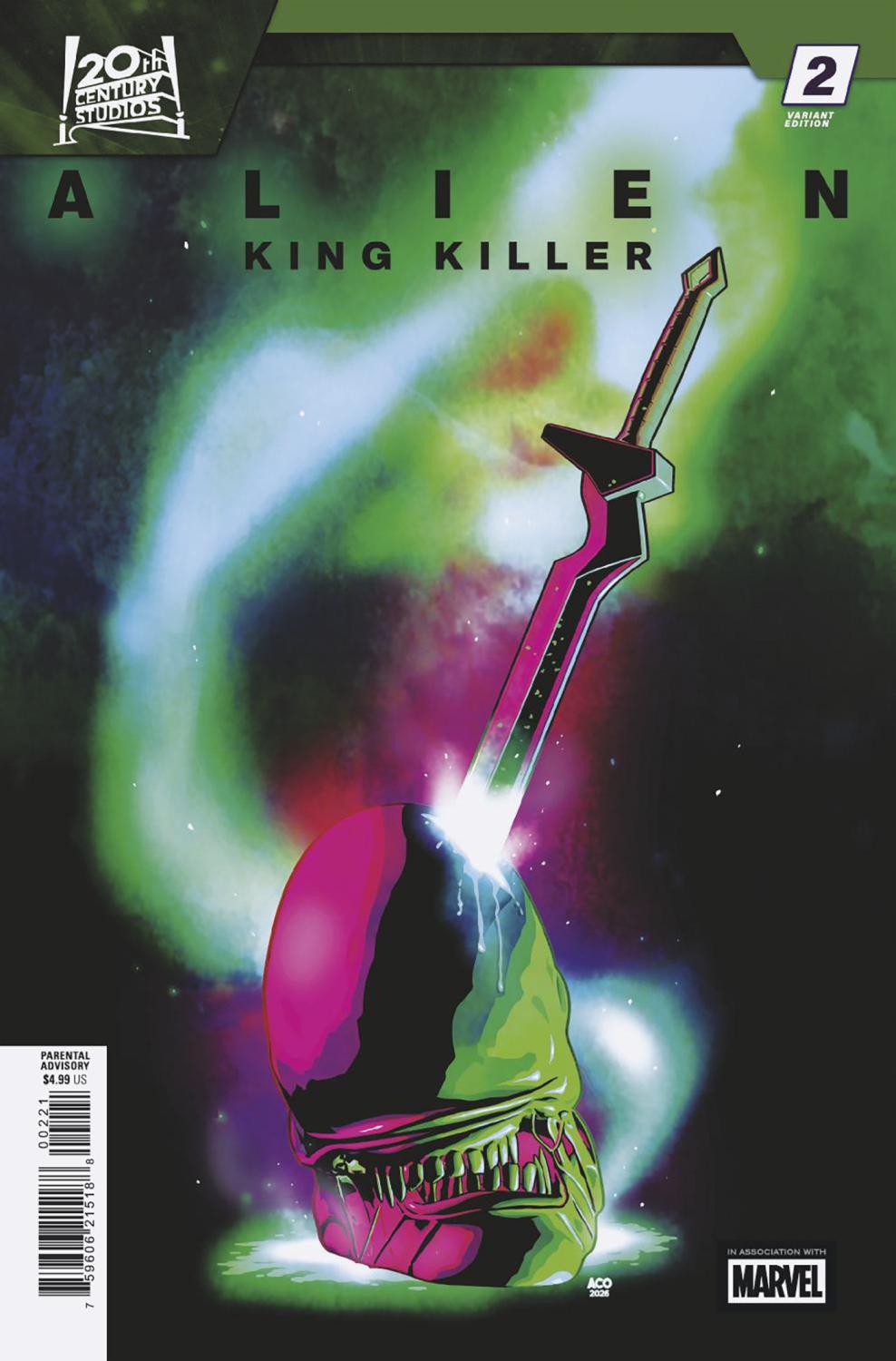 ALIEN KING KILLER #2 ACO VAR CVR B