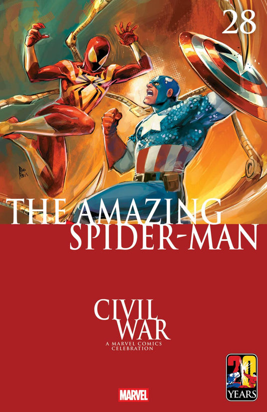 AMAZING SPIDER-MAN #28 ROD REIS CIVIL WAR CELEBRATION VAR CVR C