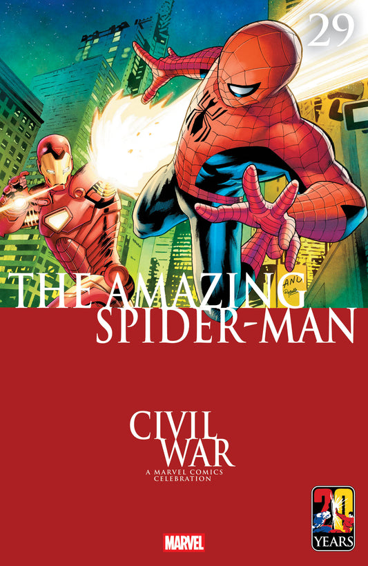 AMAZING SPIDER-MAN #29 GREG LAND CIVIL WAR CELEBRATION VAR CVR C