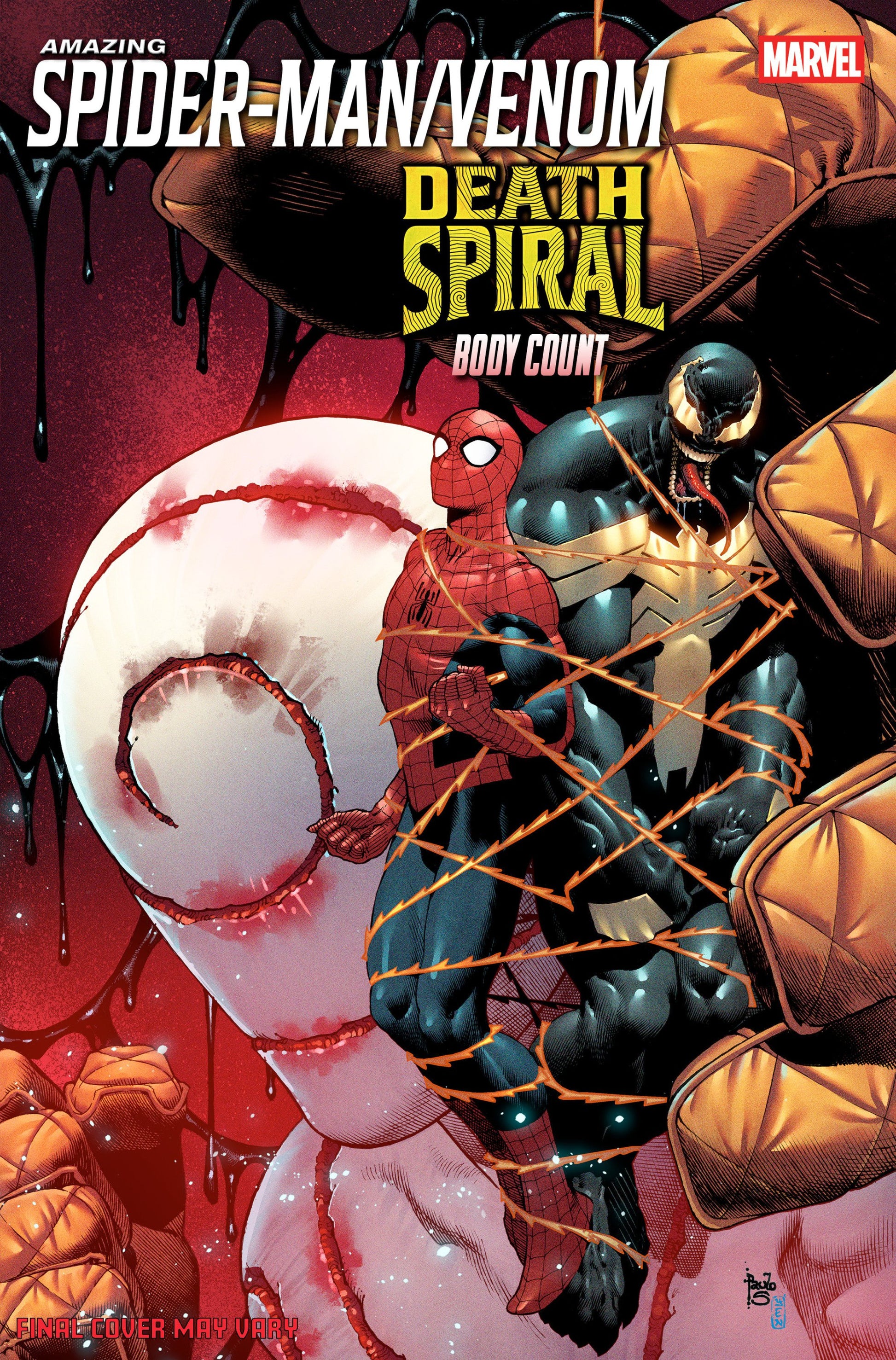 AMAZING SPIDER-MAN VENOM DEATH SPIRAL - BODY COUNT #1 PAULO SIQUEIRA VAR DS CVR D