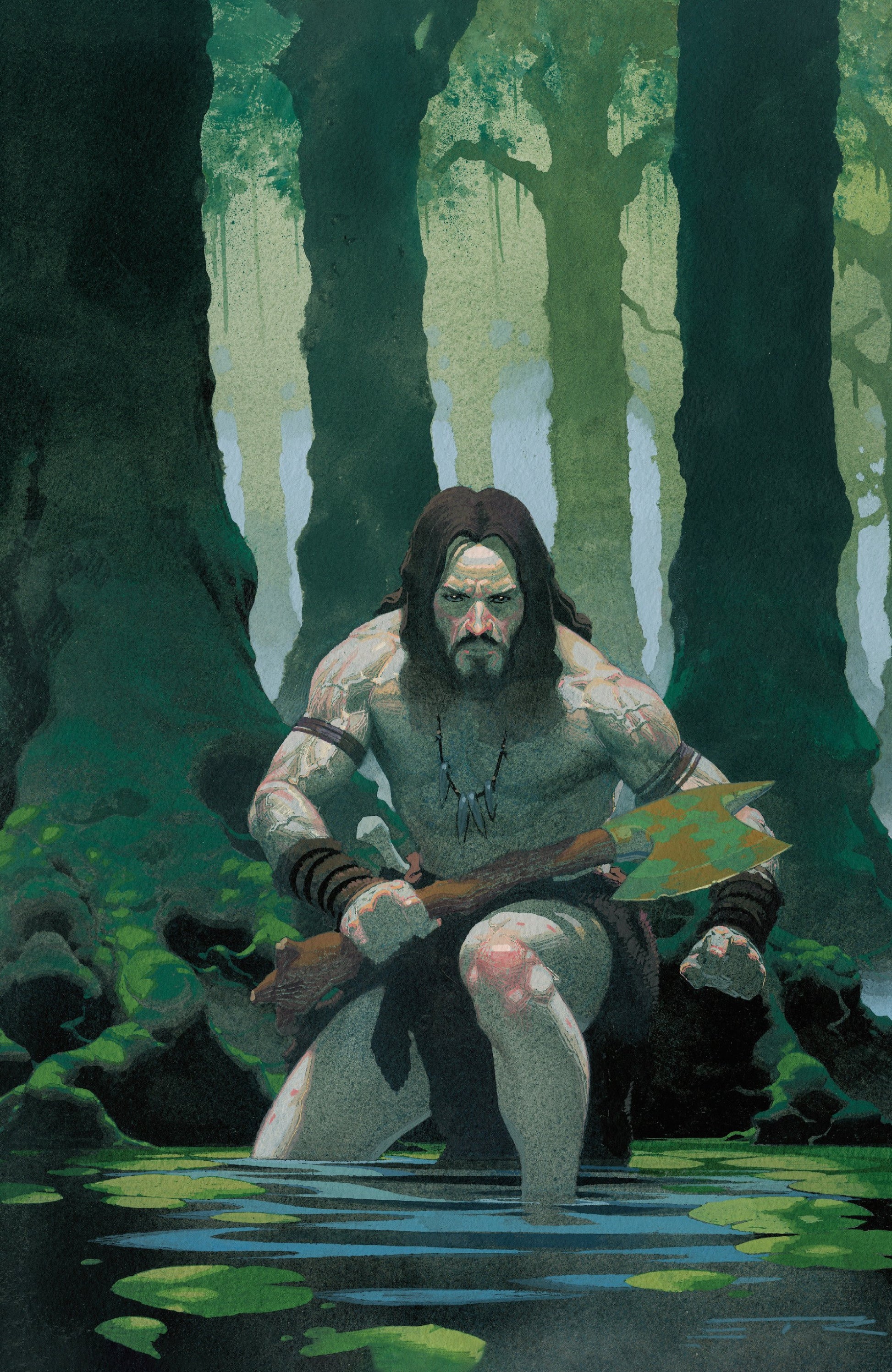 BRZRKR LIGHT DRAWS BREATH #1 J UNLIMITED VAR FULL ART RIBIC CVR