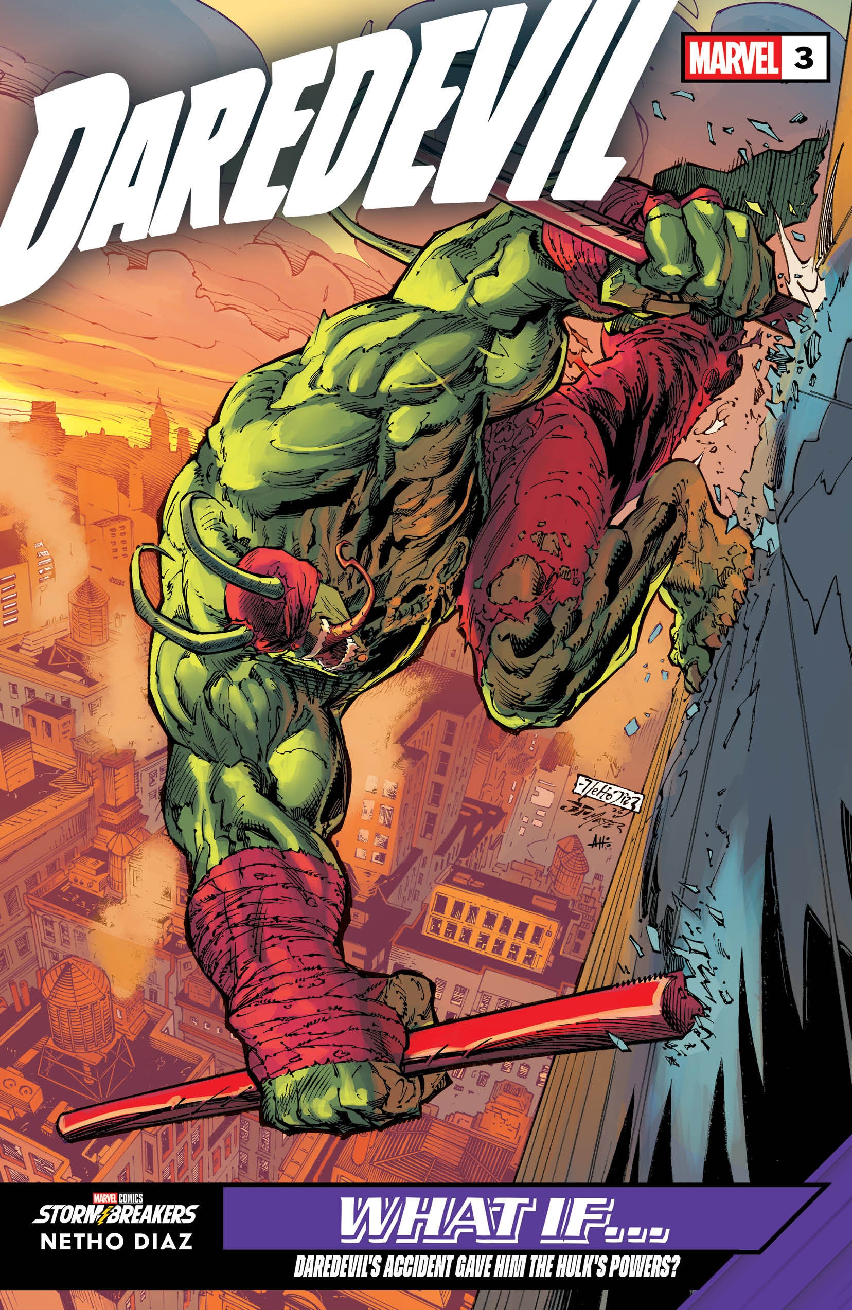 DAREDEVIL #3 NETHO DIAZ WHAT IF VAR CVR C