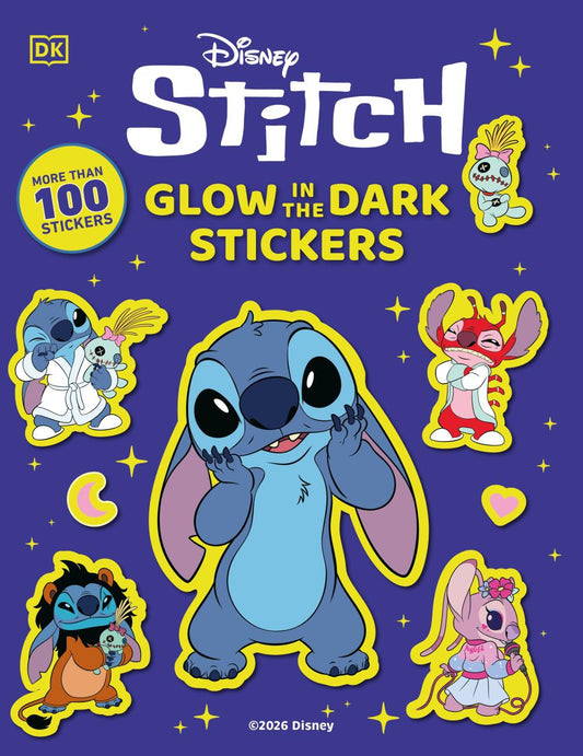 DISNEY STITCH GLOW IN THE DARK ULTIMATE STICKER BOOK TP
