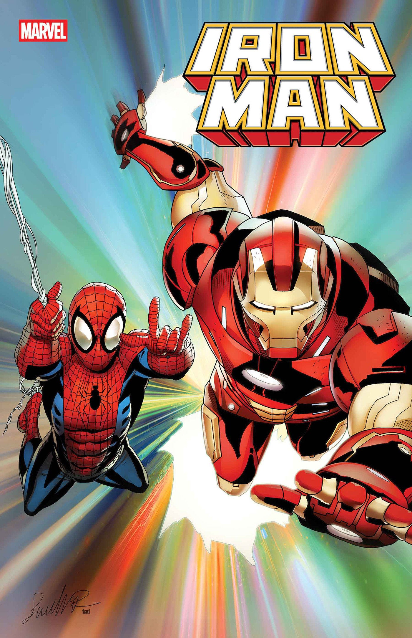 IRON MAN #6 SALVADOR LARROCA FOIL VAR CVR C