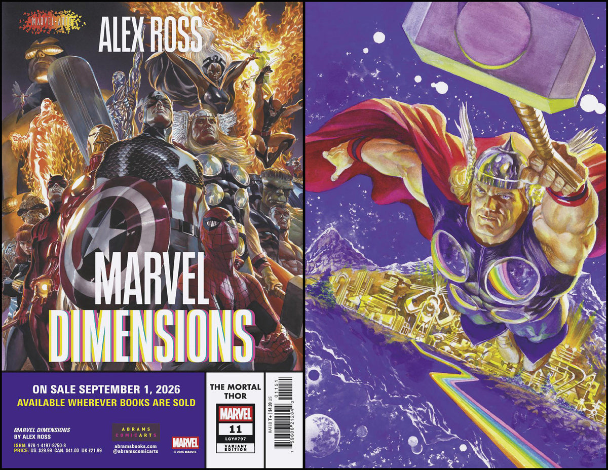 MORTAL THOR #11 ALEX ROSS MARVEL DIMENSIONS VAR CVR E