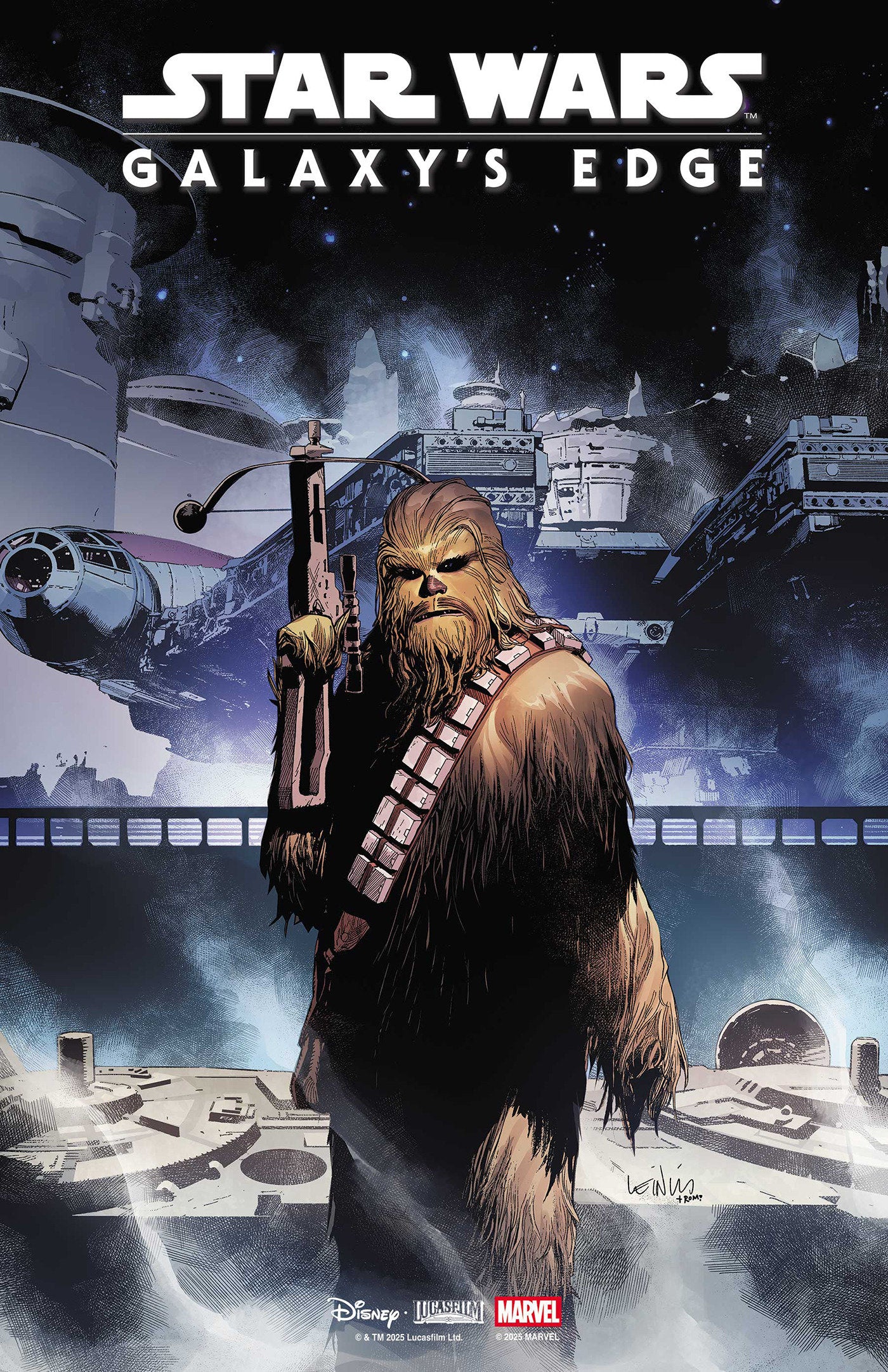 STAR WARS GALAXYS EDGE - ECHOES OF THE EMPIRE #2 LEINIL YU CHEWBACCA VAR CVR D