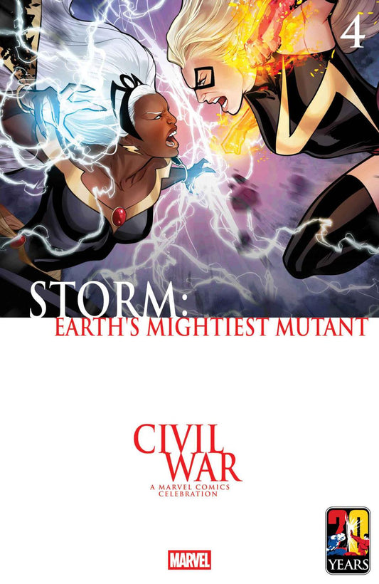 STORM EARTHS MIGHTIEST MUTANT #4 LUCAS WERNECK CIVIL WAR CELEBRATION VAR CVR B