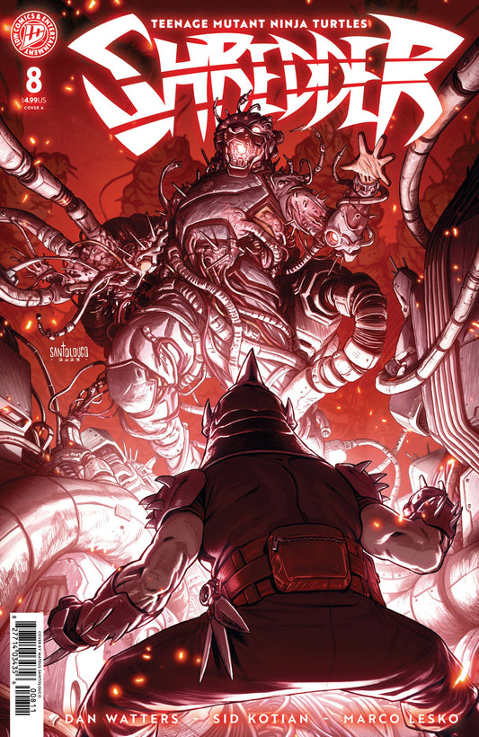 TEENAGE MUTANT NINJA TURTLES SHREDDER #8 COVER A SANTOLOUCO CVR A