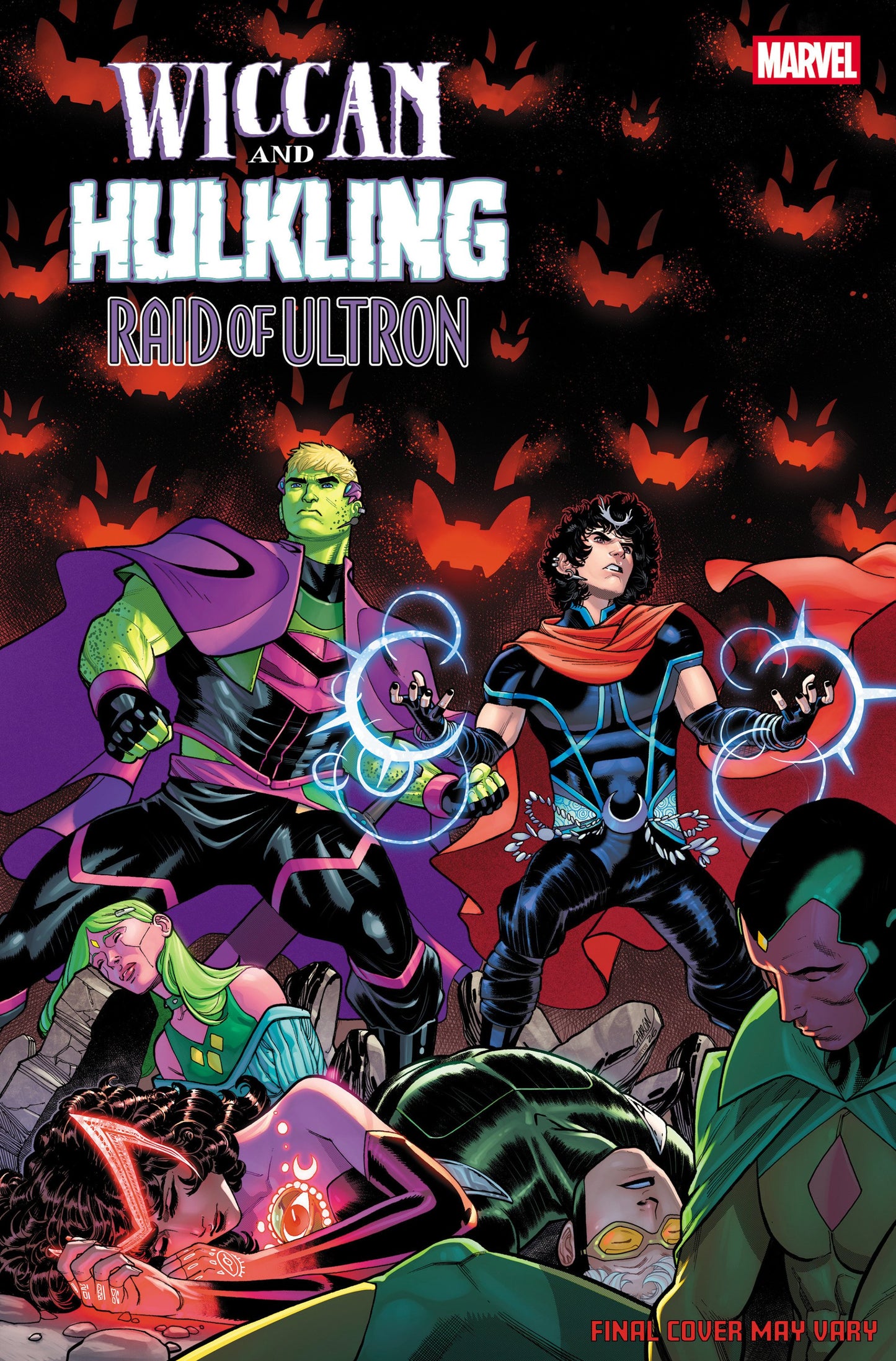 WICCAN AND HULKLING RAID OF ULTRON #1 JAVIER GARRON VAR CVR C