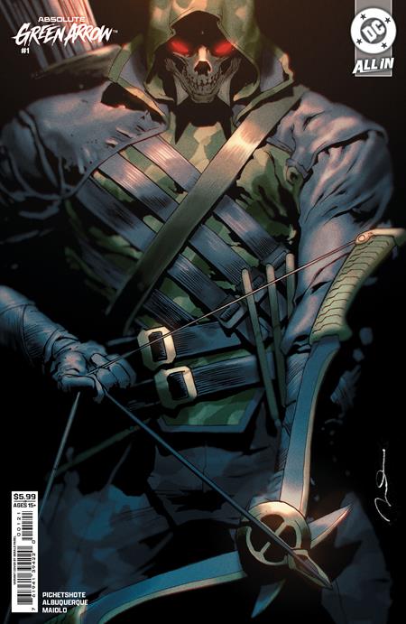 ABSOLUTE GREEN ARROW #1 CVR B GERALD PAREL CARD STOCK VAR (OF 6)
