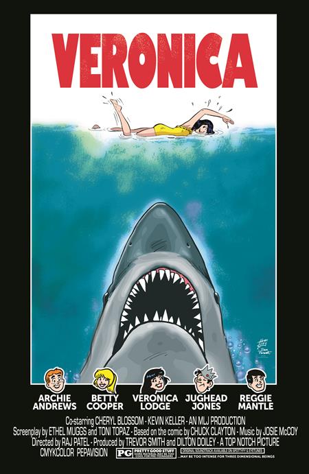 ARCHIES TV LAUGH OUT #79 FACSIMILE EDITION CVR C DAN PARENT ROSARIO TITO PENA VERONICA MOVIE POSTER FOIL VAR Limited to 1000 copies Allocations May Occur