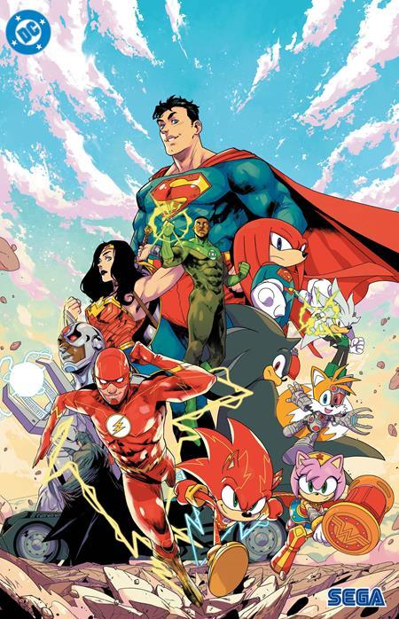 DC X SONIC THE HEDGEHOG THE METAL LEGION #1 CVR E PABLO M COLLAR FOIL VAR (OF 5)