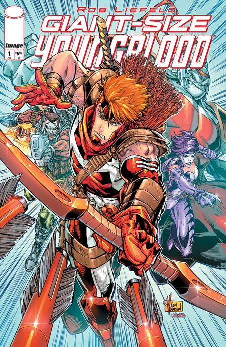 GIANT SIZE YOUNGBLOOD ONE SHOT CVR C V KEN MARION VAR