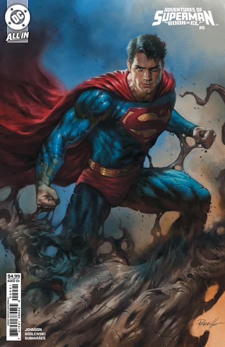 ADVENTURES OF SUPERMAN BOOK OF EL #9 CVR B LUCIO PARRILLO CARD STOCK VAR (OF 12)