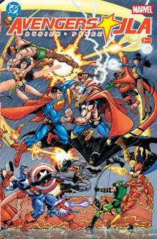 AVENGERS JLA #2 FACSIMILE EDITION CVR D GEORGE PEREZ FOIL VAR (OF 4)