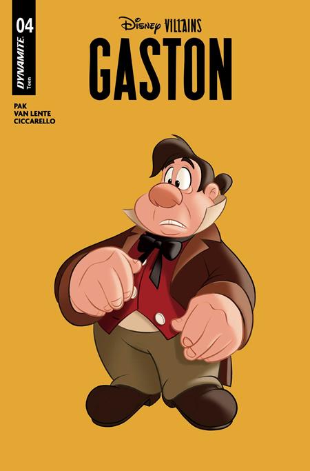 DISNEY VILLAINS GASTON #4 CVR B ANIMATION ART VAR