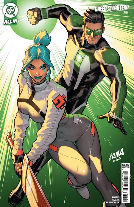 GREEN LANTERN #36 CVR B DAVID NAKAYAMA CARD STOCK VAR