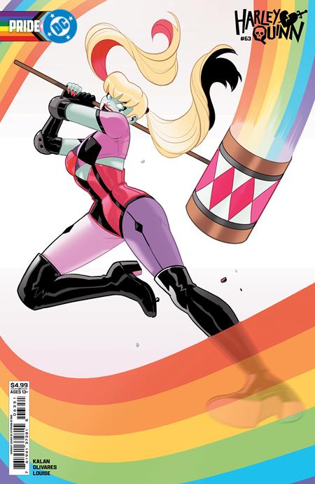 HARLEY QUINN #63 CVR E STEPHEN BYRNE DC PRIDE CARD STOCK VAR