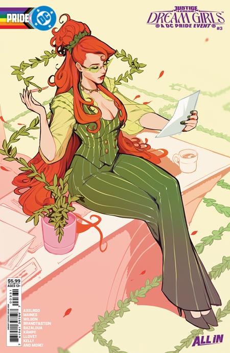 JUSTICE LEAGUE DREAM GIRLS A DC PRIDE EVENT #3 CVR C OSCAR VEGA CARD STOCK VAR (OF 4)