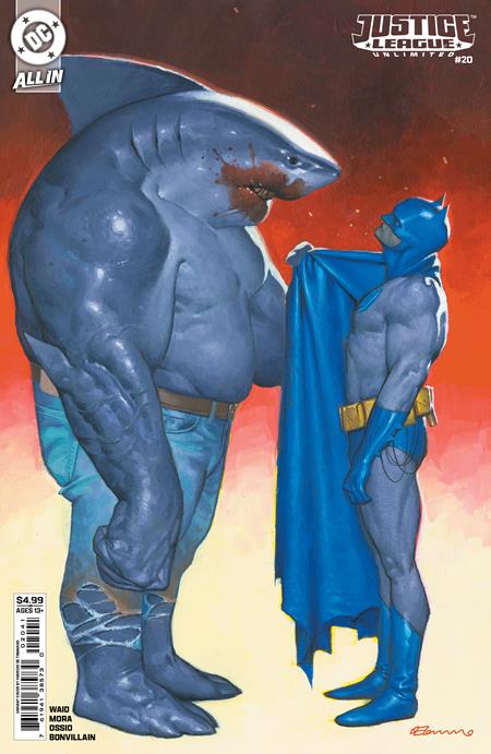 JUSTICE LEAGUE UNLIMITED #20 CVR D FABRIZIO DE TOMMASO CARD STOCK VAR