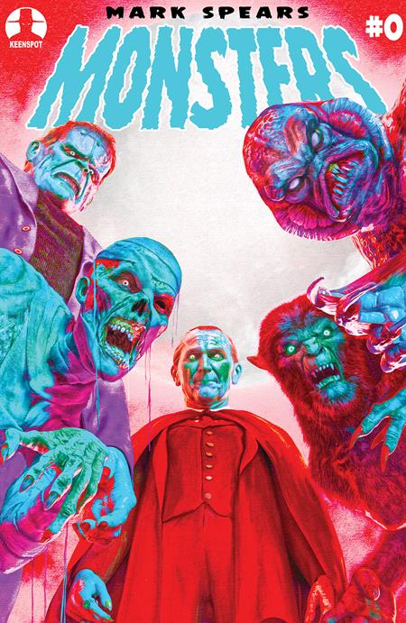 MARK SPEARS MONSTERS #0 DELUXE EDITION ONE SHOT CVR E MARK SPEARS THE SQUAD VAR