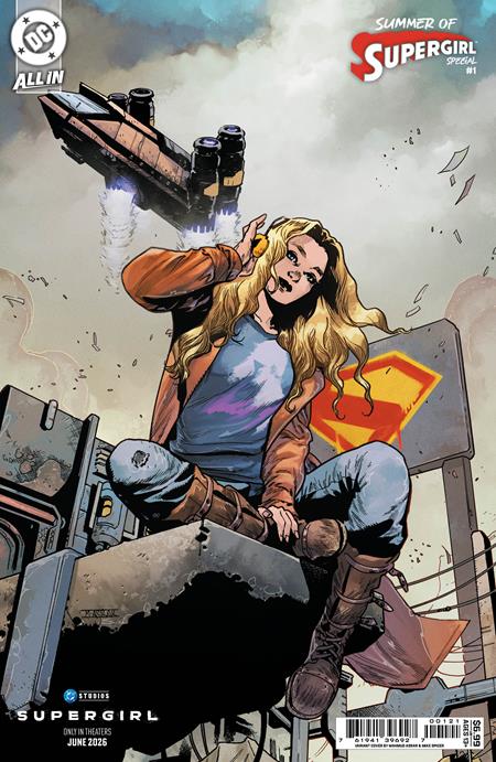 SUMMER OF SUPERGIRL SPECIAL #1 ONE SHOT CVR D MAHMUD ASRAR SUPERGIRL MOVIE CARD STOCK VAR