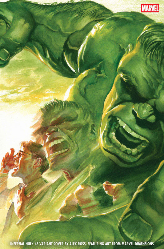 INFERNAL HULK #8 ALEX ROSS MARVEL DIMENSIONS VAR CVR B