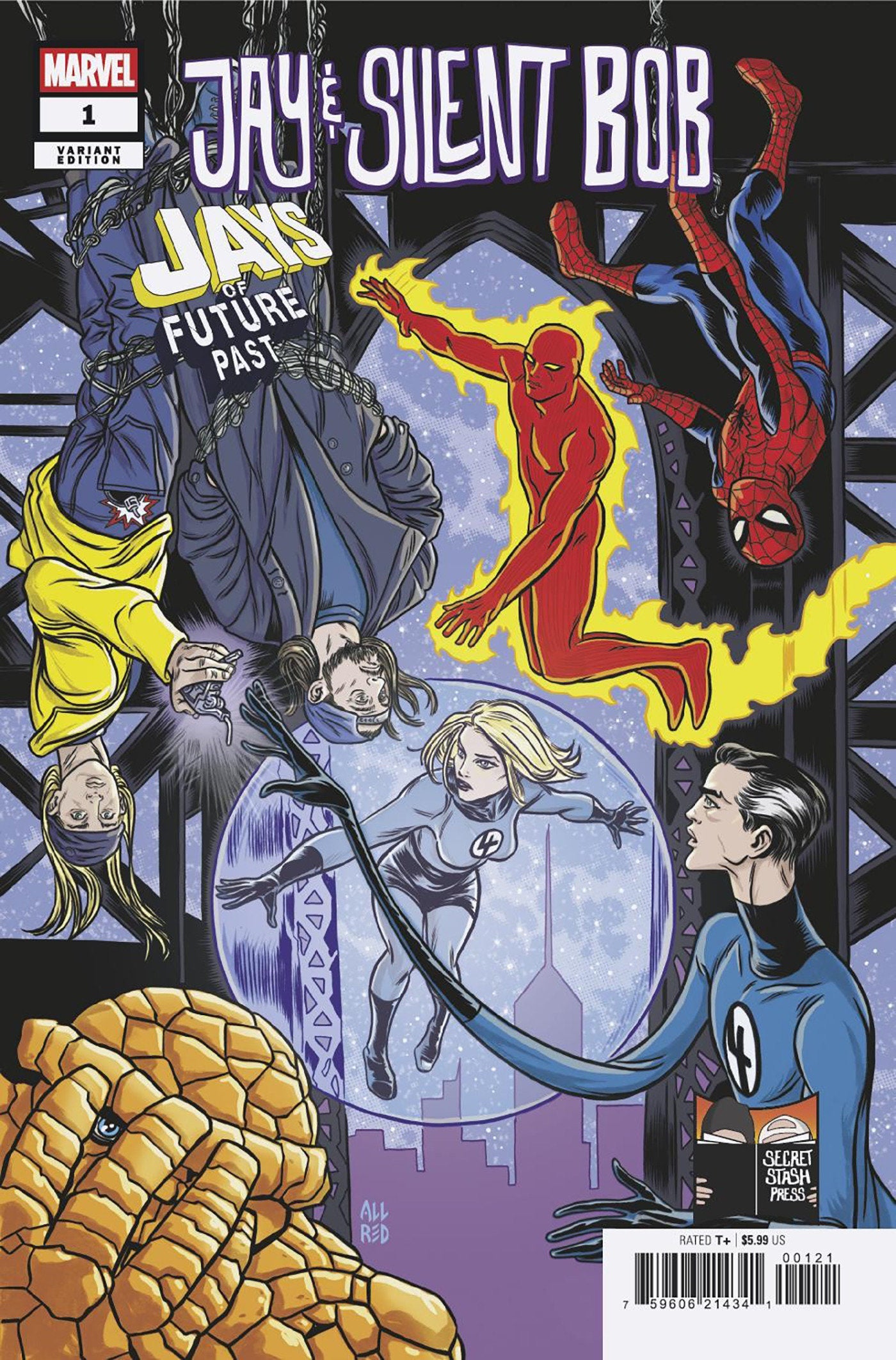 JAY AND SILENT BOB JAYS OF FUTURE PAST #1 MICHAEL ALLRED VAR CVR B