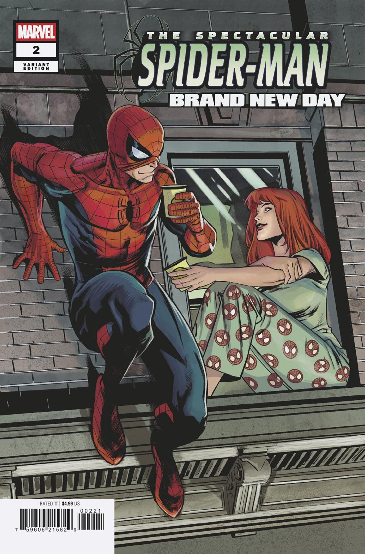 SPECTACULAR SPIDER-MAN BRAND NEW DAY #2 FRANCESCO MANNA MJ VAR CVR B