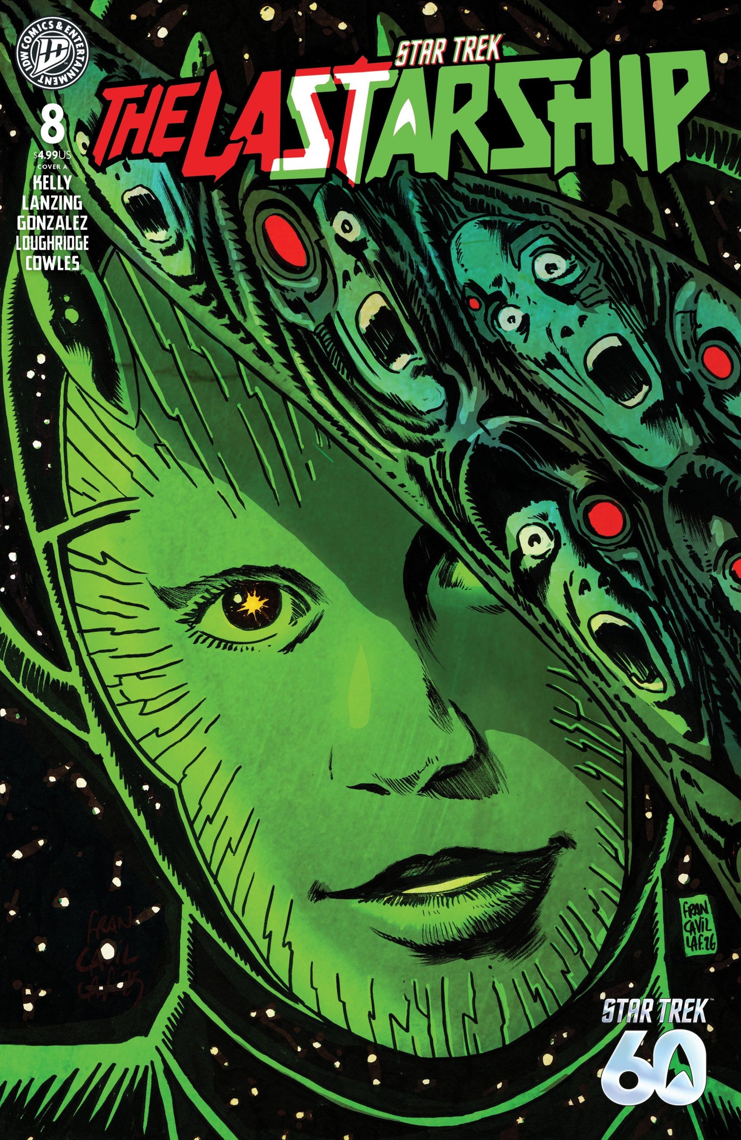 STAR TREK THE LAST STARSHIP #8 COVER A FRANCAVILLA CVR A