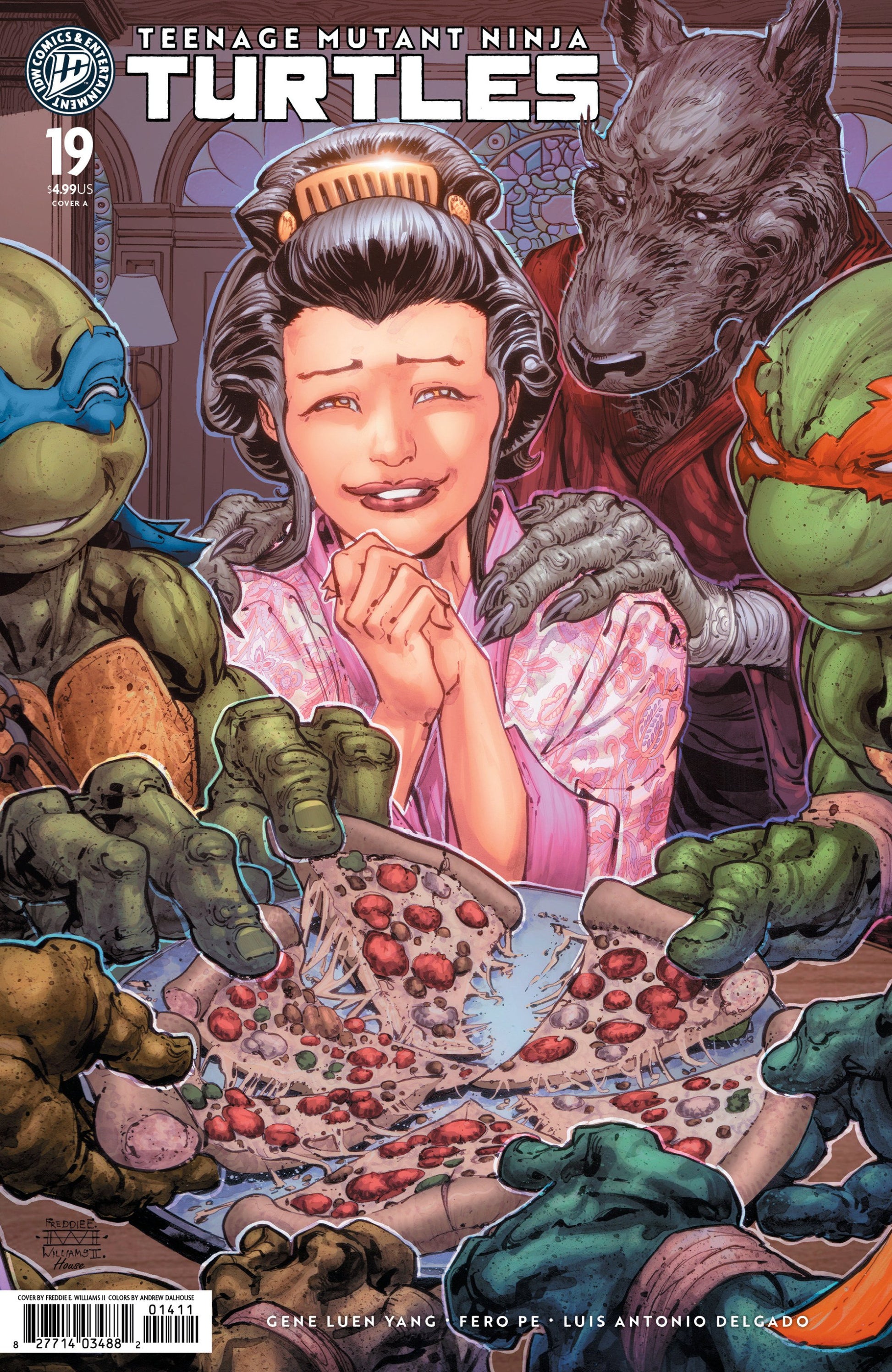 TEENAGE MUTANT NINJA TURTLES #19 COVER A WILLIAMS II CVR A